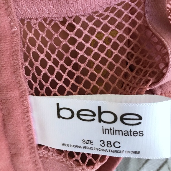 NWT Bebe Long PaddedLong Bra 38C - Picture 5 of 7